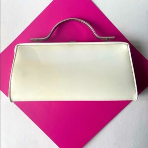 White Vintage Patent Leather Purse